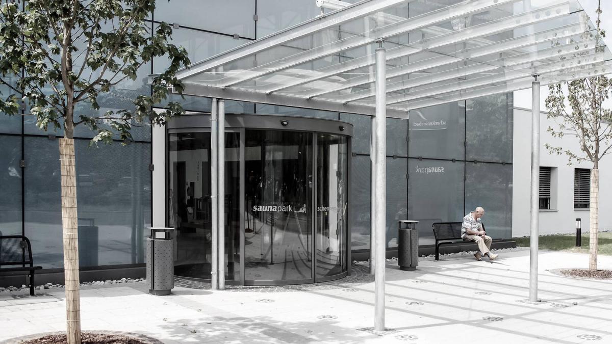 Pintu Otomatis 360° Curved Sliding Door